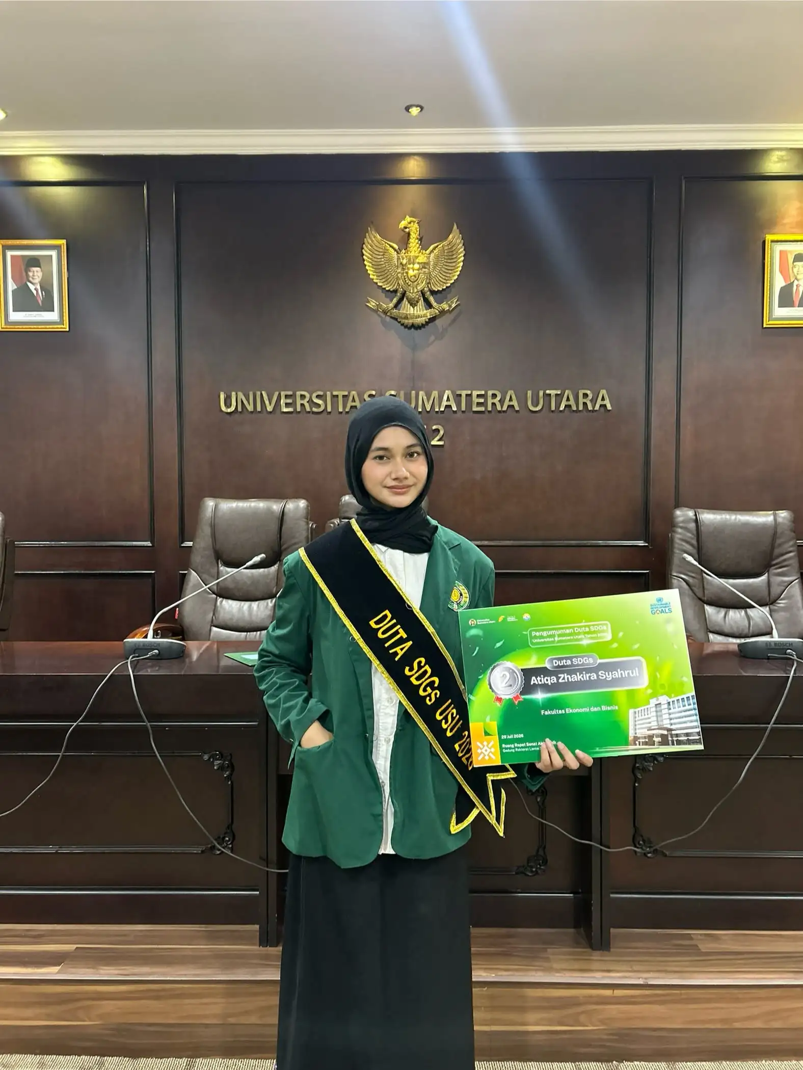 Mahasiswa S1 Akuntansi FEB USU Terpilih sebagai Duta SDGs Universitas Sumatera Utara Tahun 2026
